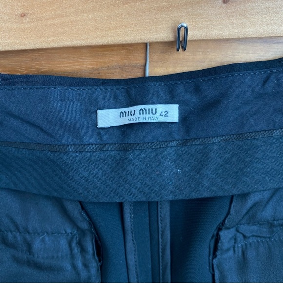 Authentic Miu Miu Black Pant, Size 42 - Picture 6 of 9